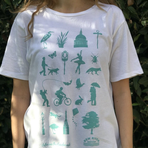 100% Cotton Riverbank T Shirt – White