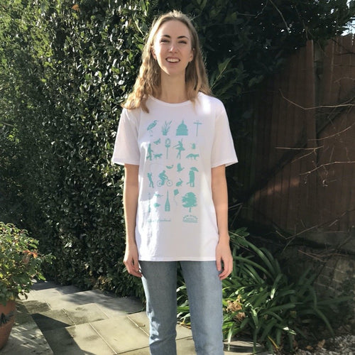 100% Cotton Riverbank T Shirt – White